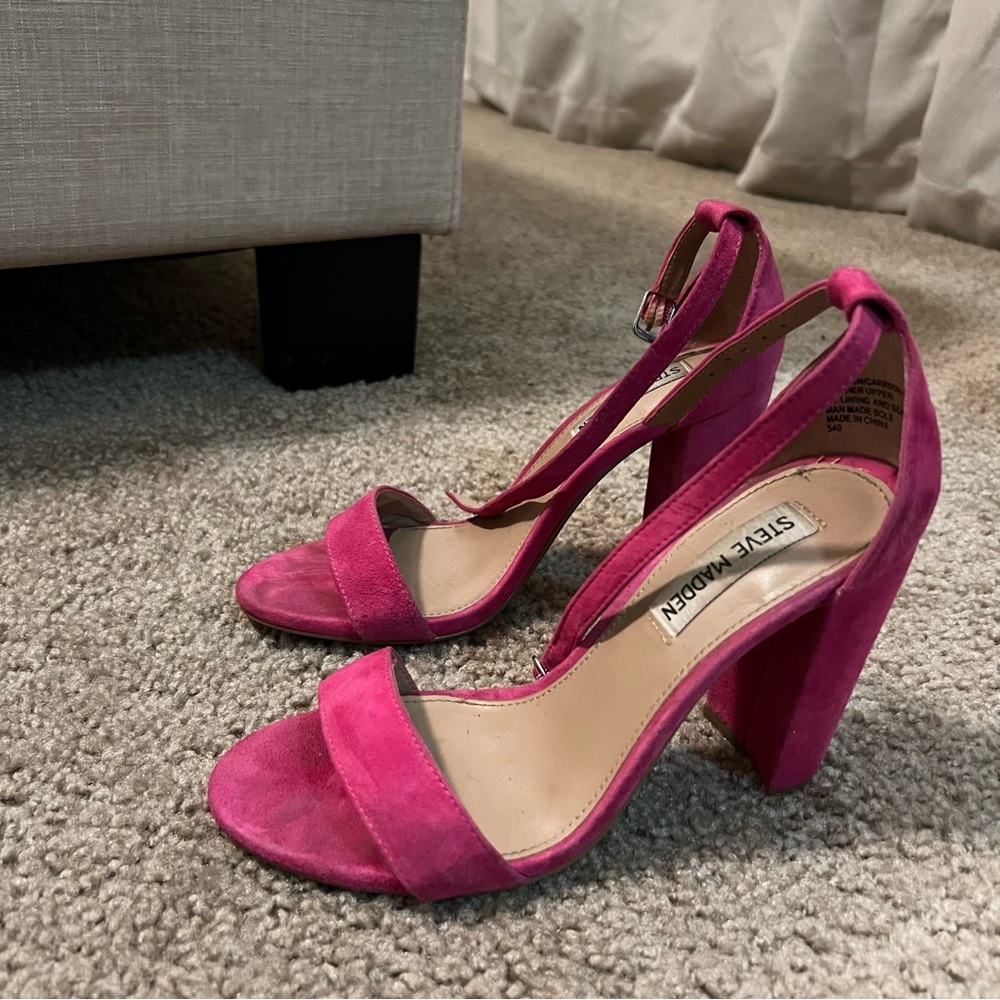 Hot pink Steve Madden Heels